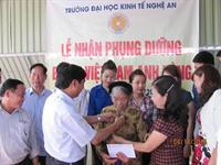 Trường Đại học Kinh tế Nghệ An nhận phụng dưỡng mẹ Việt Nam anh hùng