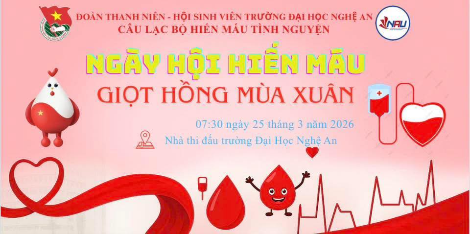 Chương trình hiến máu Giọt hồng mùa xuân 2026
