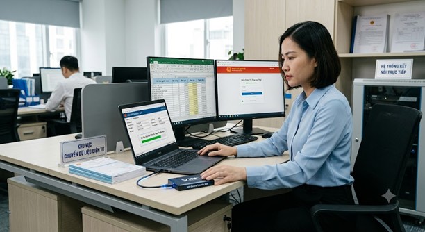 Thủ tục chuyển dữ liệu hóa đơn điện tử/chứng từ điện tử tới cơ quan thuế