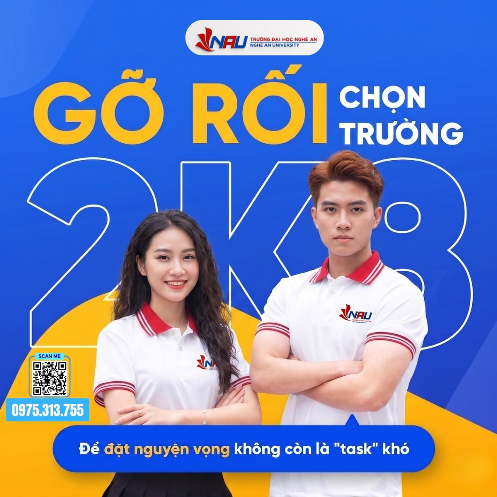 2K8 ơi! đừng để “Ma trận” nguyện vọng làm khó: NAU cùng bạn “UNLOCK” tương lai