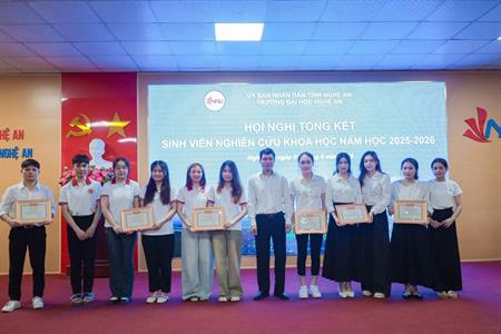 Hội nghị Tổng kết hoạt động Nghiên cứu khoa học sinh viên năm học 2025 – 2026