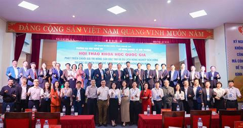 Hội thảo quốc gia ” Phát triển chuỗi giá trị nông sản đặc thù và du lịch nông nghiệp bền vững tại các xã miền Tây Nghệ An trong xây dựng nông thôn mới”