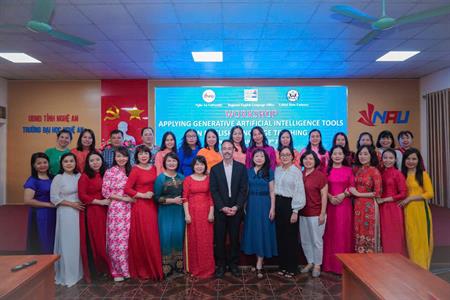 Tập huấn “Ứng dụng trí tuệ nhân tạo tạo sinh (Generative AI) trong dạy và học tiếng Anh” – Bước tiến mới trong dạy học tiếng Anh