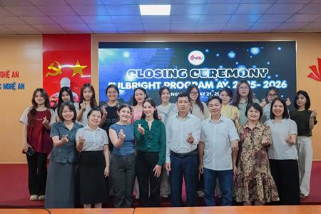 Tổng kết hoạt động Chương trình Fulbright tại Trường Đại học Nghệ An