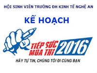 Kế hoạch tổ chức Chiến dịch Tình nguyện hè năm 2016