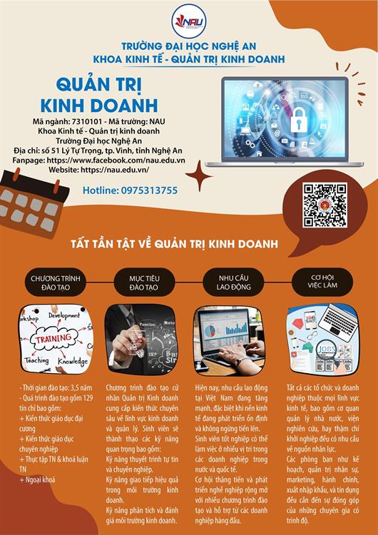 NGÀNH QUẢN TRỊ KINH DOANH – CƠ HỘI NGHỀ NGHIỆP RỘNG MỞ TRONG THẾ GIỚI KINH DOANH NĂNG ĐỘNG