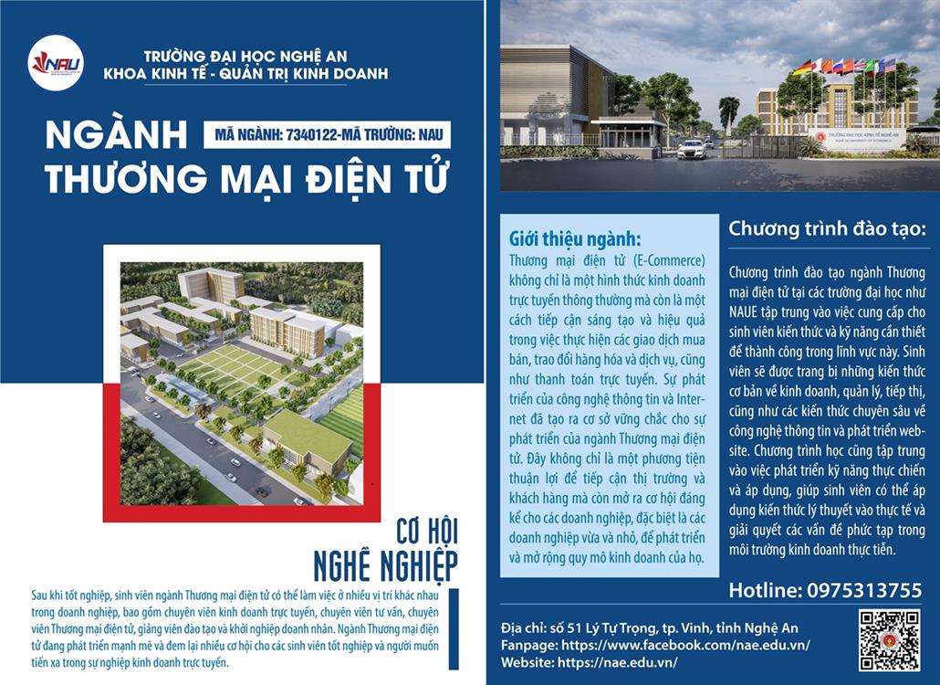 TUYỂN SINH NGÀNH THƯƠNG MẠI ĐIỆN TỬ – NẮM BẮT CƠ HỘI TRONG KỶ NGUYÊN KINH DOANH SỐ