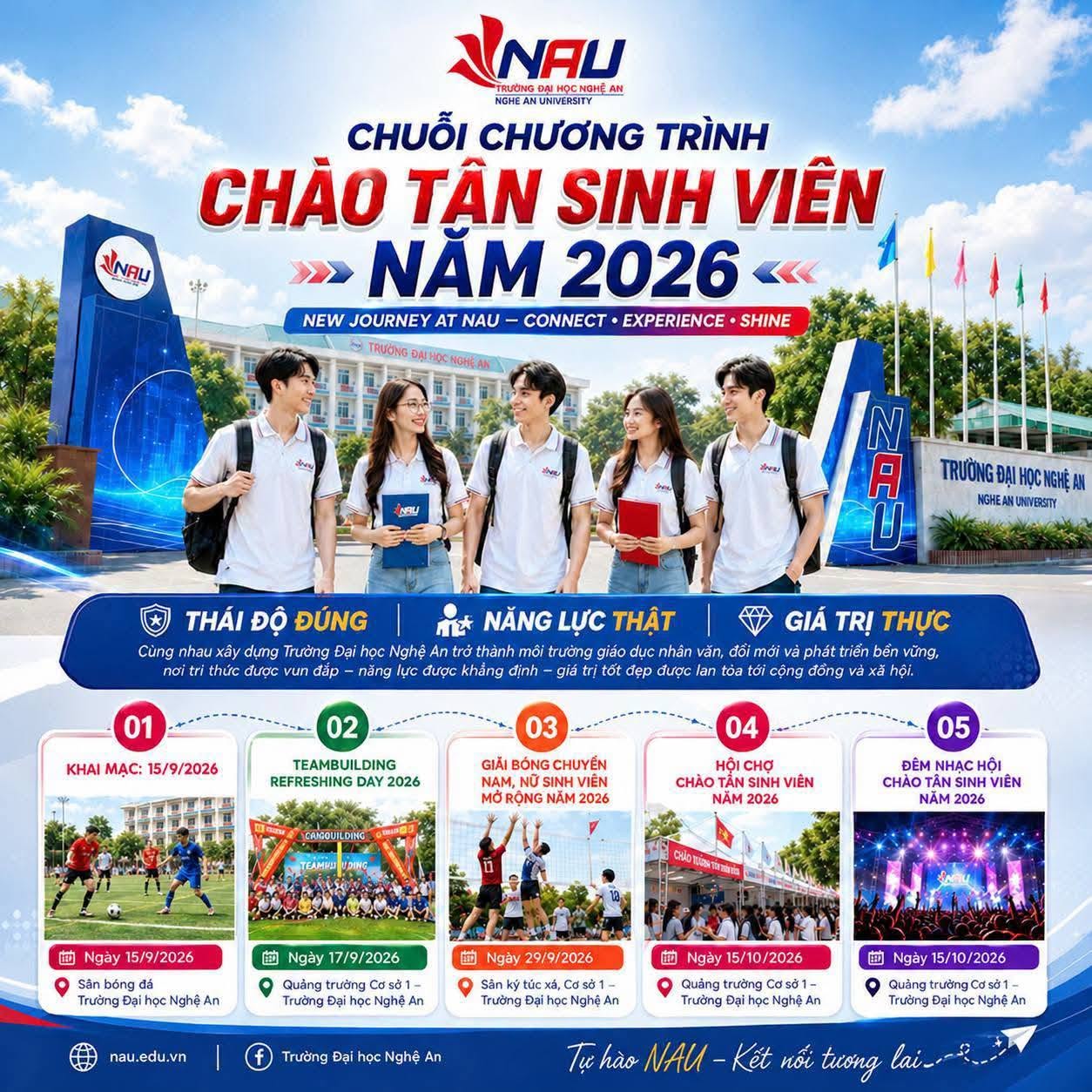 K13 CÙNG CHỜ ĐÓN CHUỖI CHƯƠNG TRÌNH CHÀO TÂN SINH VIÊN
