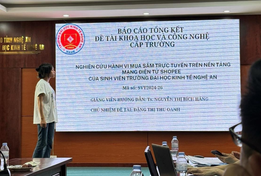 Hội nghị Tổng kết công tác nghiên cứu khoa học sinh viên cấp Khoa Năm học 2023 – 2024