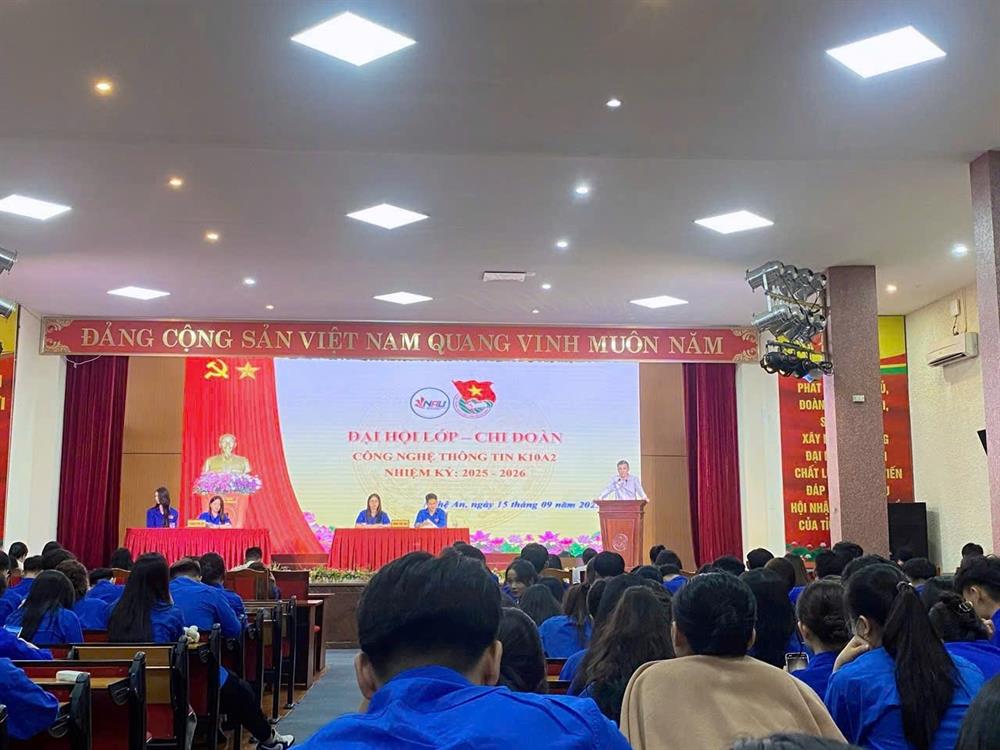 Đại diện Khoa TCNH tham dự Đại hội mẫu Lớp – Chi Đoàn nhiệm kỳ 2025 – 2026 của Trường Đại học Nghệ An