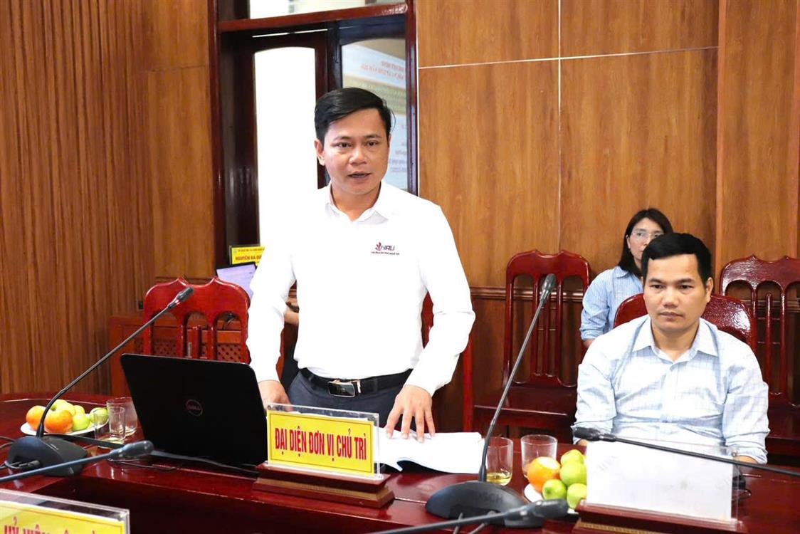 Giảng viên Khoa Nông Lâm Ngư khẳng định năng lực nghiên cứu khoa học và ứng dụng công nghệ tại Hội đồng tuyển chọn dự án KH&CN cấp Tỉnh.
