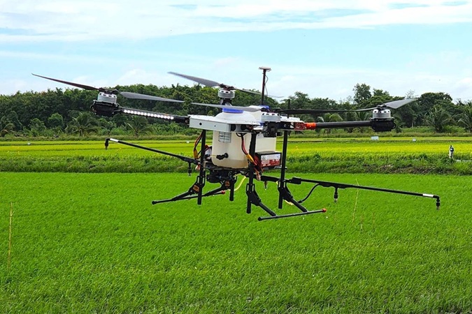 Lúa khỏe, người khỏe, chi phí giảm nhờ drone