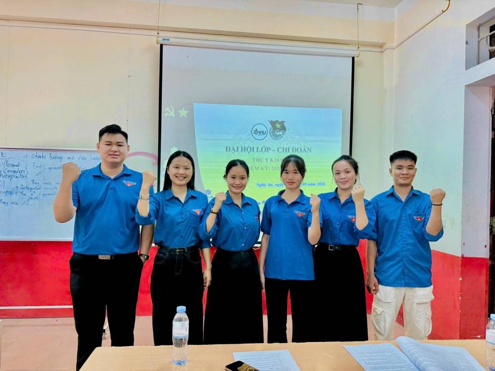 Sôi nổi đại hội các Chi đoàn Khoa Nông Lâm Ngư nhiệm kỳ 2026 – 2027