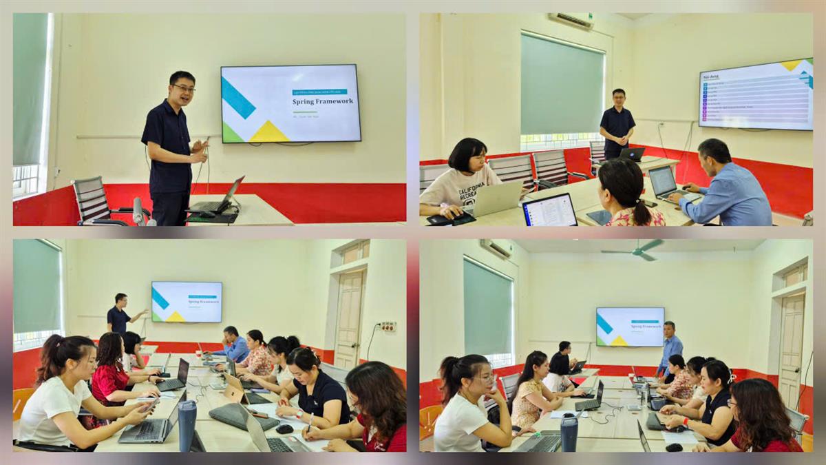 KẾT NỐI TRI THỨC, ĐÓN ĐẦU CÔNG NGHỆ: TỔ HTTT – CNPM (NAU) SINH HOẠT CHUYÊN MÔN CÙNG GIÁM ĐỐC CÔNG NGHỆ G5