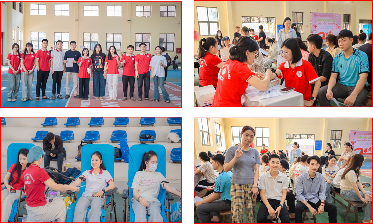 Sinh viên và giảng viên Khoa Công nghệ Thông tin tham gia chương trình “Giọt hồng mùa Xuân 2026”