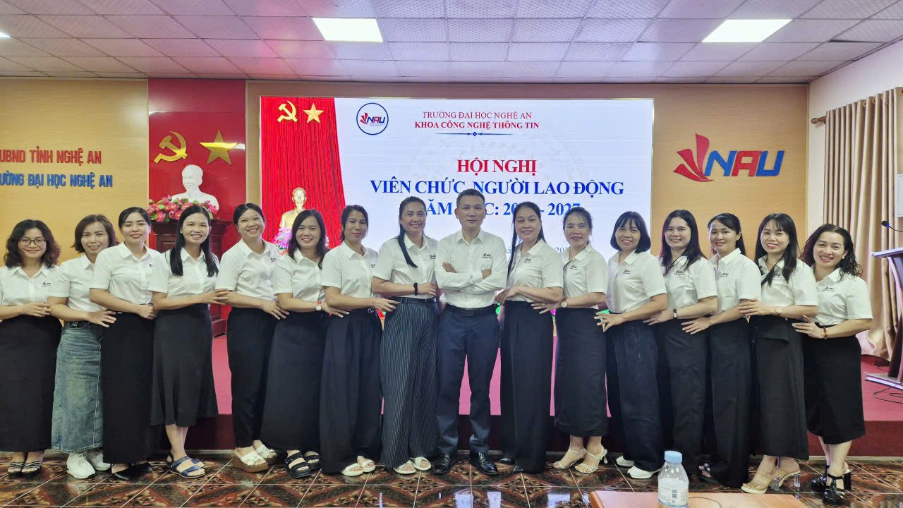 KHOA CÔNG NGHỆ THÔNG TIN TỔ CHỨC THÀNH CÔNG HỘI NGHỊ VIÊN CHỨC, NGƯỜI LAO ĐỘNG NĂM HỌC 2026 – 2027