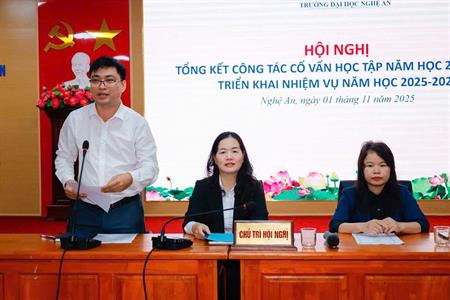 Hội nghị cố vấn học tập năm học 2024 – 2025  và định hướng 2025-2026: Lắng nghe – Đồng hành – Truyền cảm