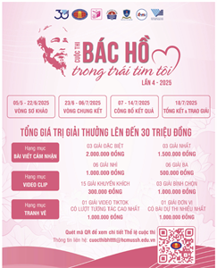 Khoa Mầm Non – Trường Đại học Nghệ An: Tham gia và gặt hái thành công tại cuộc thi “Bác Hồ trong trái tim tôi” (Lần 4) – Năm 2025