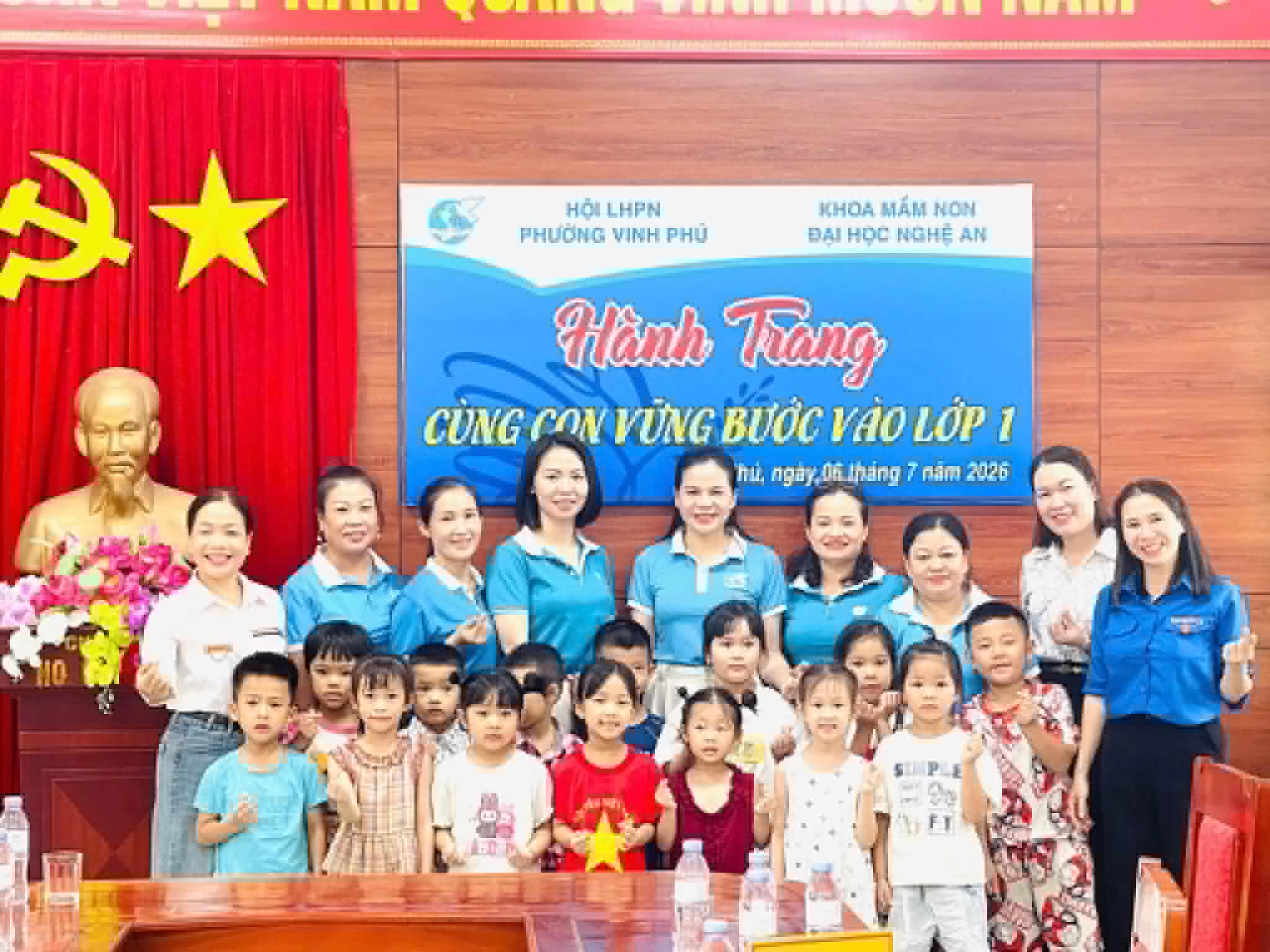 KHOA MẦM NON TRƯỜNG ĐẠI HỌC NGHỆ AN PHỐI HỢP TỔ CHỨC LỚP HỌC TÌNH NGUYỆN “HÀNH TRANG LÊN LỚP 1”: KHẲNG ĐỊNH TRÁCH NHIỆM XÃ HỘI VÀ TINH THẦN PHỤC VỤ CỘNG ĐỒNG