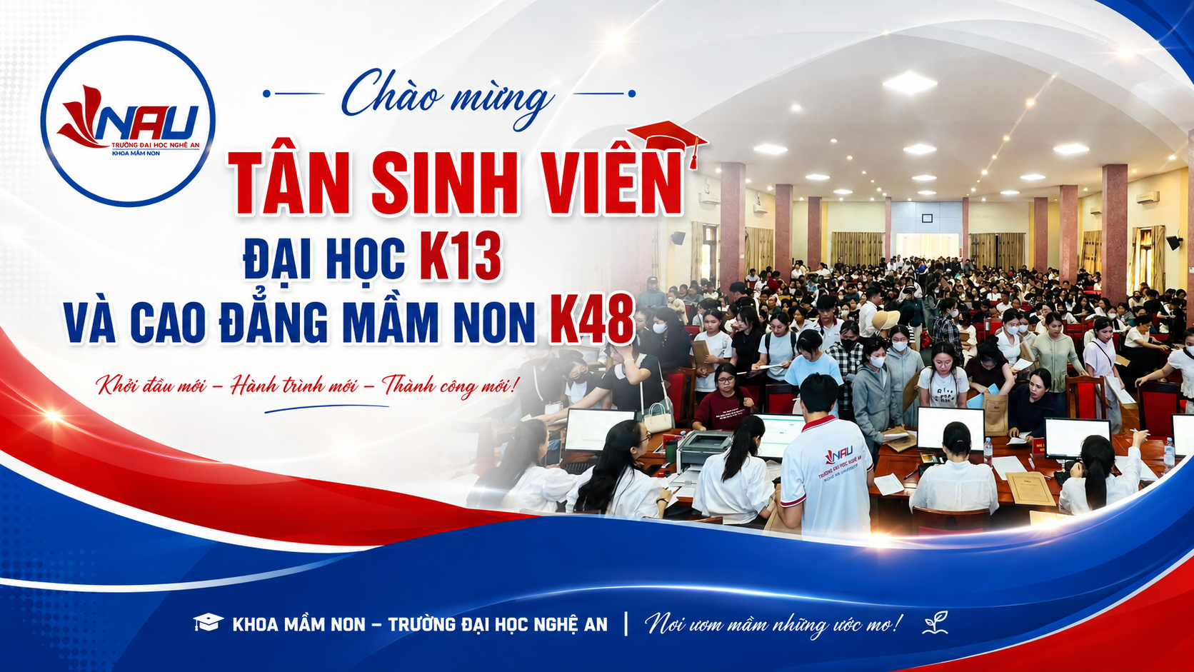 Chào mừng các tân sinh viên K48 CĐMN về với Khoa Mầm non