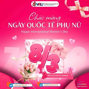 Chúc mừng ngày quốc tế phụ nữ 8/3