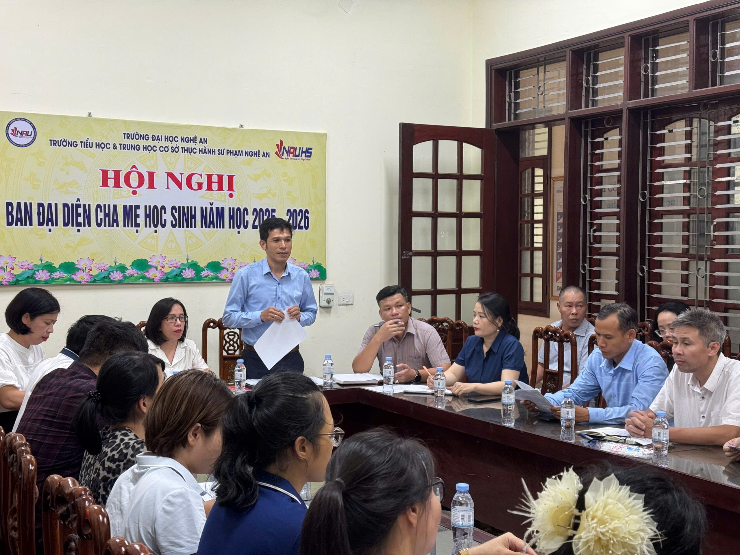 HỘI NGHỊ ĐẠI DIỆN CHA MẸ HỌC SINH TRƯỜNG TH&THCS THỰC HÀNH SƯ PHẠM NGHỆ AN NĂM HỌC 2025–2026