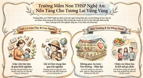 Vì sao nên chọn trường Mầm non THSP – Trường Đại học Nghệ An cho con?
