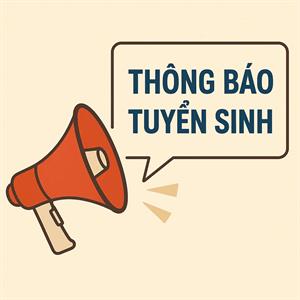 Thông báo tuyển sinh năm học 2025 – 2026
