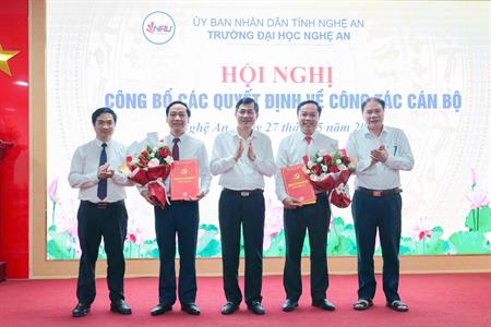 Dấu mốc mới trong công tác cán bộ tại Trường Đại học Nghệ An