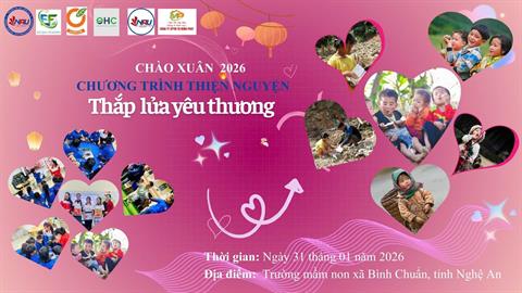 Chào xuân 2026 – Thắp lửa yêu thương
