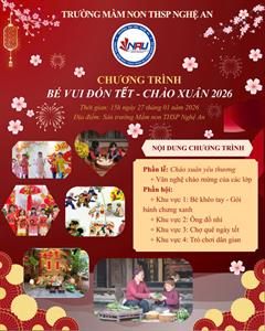 Chương trình “Bé vui đón Tết – Chào xuân 2026”