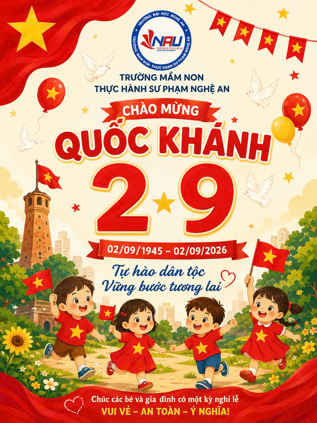 CHÀO MỪNG KỶ NIỆM 81 NĂM NGÀY QUỐC KHÁNH NƯỚC CỘNG HÒA XÃ HỘI CHỦ NGHĨA VIỆT NAM (02/09/1945 – 02/09/2026)